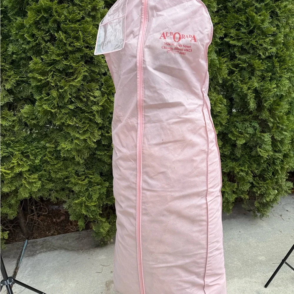 Quinceañera Champagne Strapless dress - Picture 4 of 16